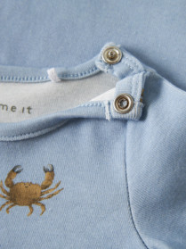 NAME IT Langærmet Body Fabio Celestial Blue